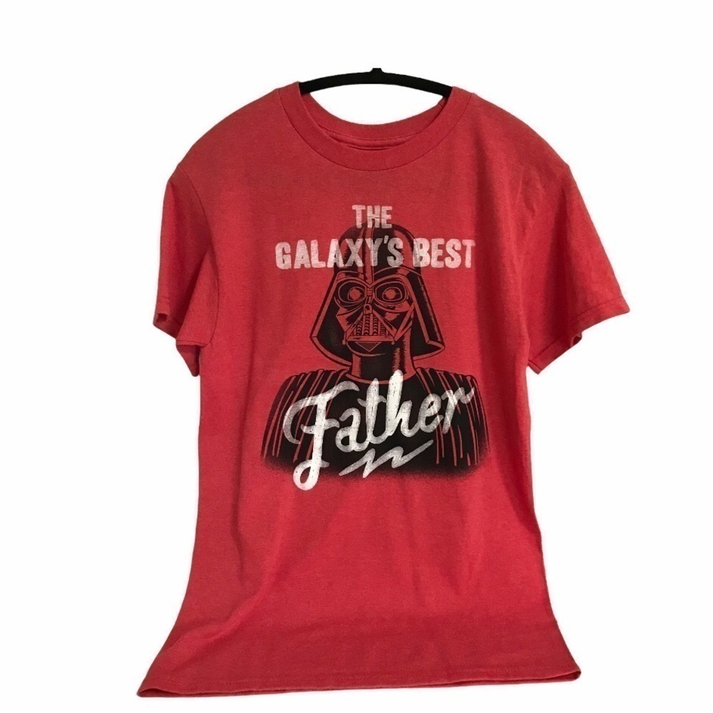 Nwot - Men’s Red T-Shirt StarWars “Galaxy’s Best Father” Printed. Size : S